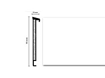 Плинтус Плинтус Dollken TS100 Life 1013 (5012/117) Белый фото 1 | FLOORDEALER